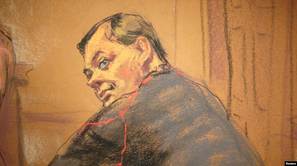 Евгений Буряков после ареста 26 января 2015 года (рисунок судебного художника)