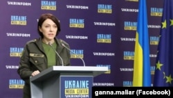 Hanna Maliar, ministrul adjunct al Apărării, Kiev, 7 iulie 2022