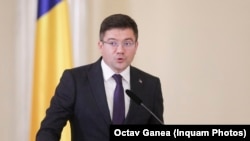 Costel Alexe, la depunerea jurământului de ministru al Mediului din partea PNL, în Guvernul Ludovic Orban.