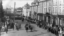 Вступление чехословацких войск в Иркутск, 1918 год.