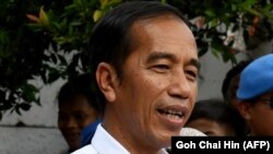 جوکو ویدودو، دوباره به‌حیث رئیس جمهور اندونیزیا انتخاب شد (AFP)