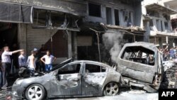 Після вибуху у Джарамані, околиці Дамаска, 25 липня 2013 року