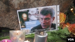Detalj sa ulica Moskve, gde je održan marš sećanja na Borisa Nemtsova