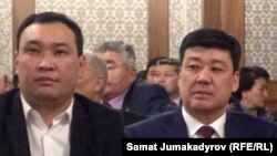 Азамат Айтбаев жана Бакыт Төрөбаев.