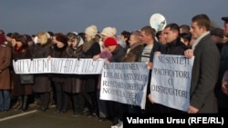 La mitingul de protest