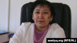 Психикалық денсаулық орталығының бас психиатры Қайныш Сағымбаева. Алматы, 16 қазан 2012.