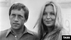 Vladimir Vysotsky and his wife, French actress Marina Vlady