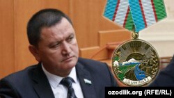 В начале сентября этого года президент Шавкат Мирзияев наградил главу Ферганской области Шухрата Ганиева орденом «Трудовая слава».