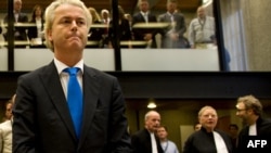 Geert Wildersu na suđenju u Holandiji, oktobar 2010.