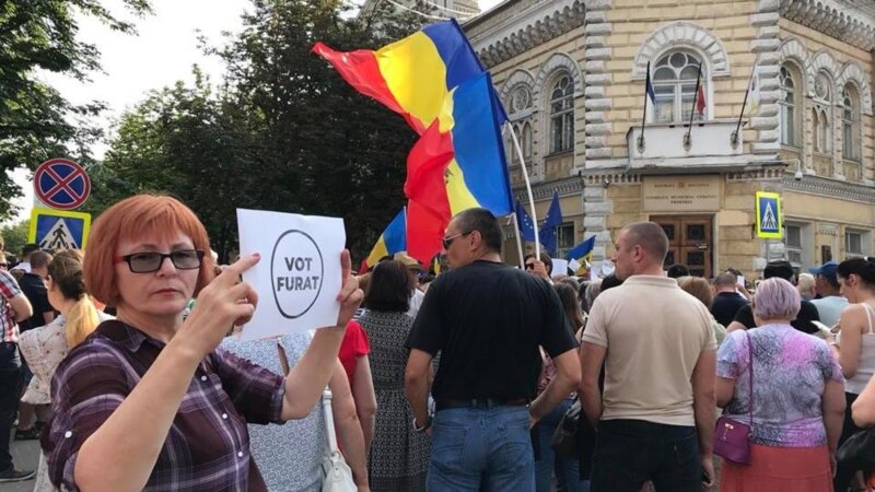 Протести во Молдавија по поништување на изборната победа 