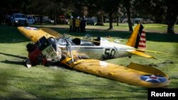 Harrison Ford-un qəzaya uğramış təyyarəsi, 5 mart, 2015