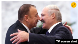 Əliyev və Lukaşenko.