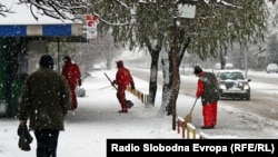 Skoplje pod snijegom, decembar 2010