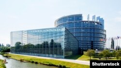 Здание Европарламента в Страсбурге.