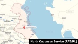 Дагестан на карте.