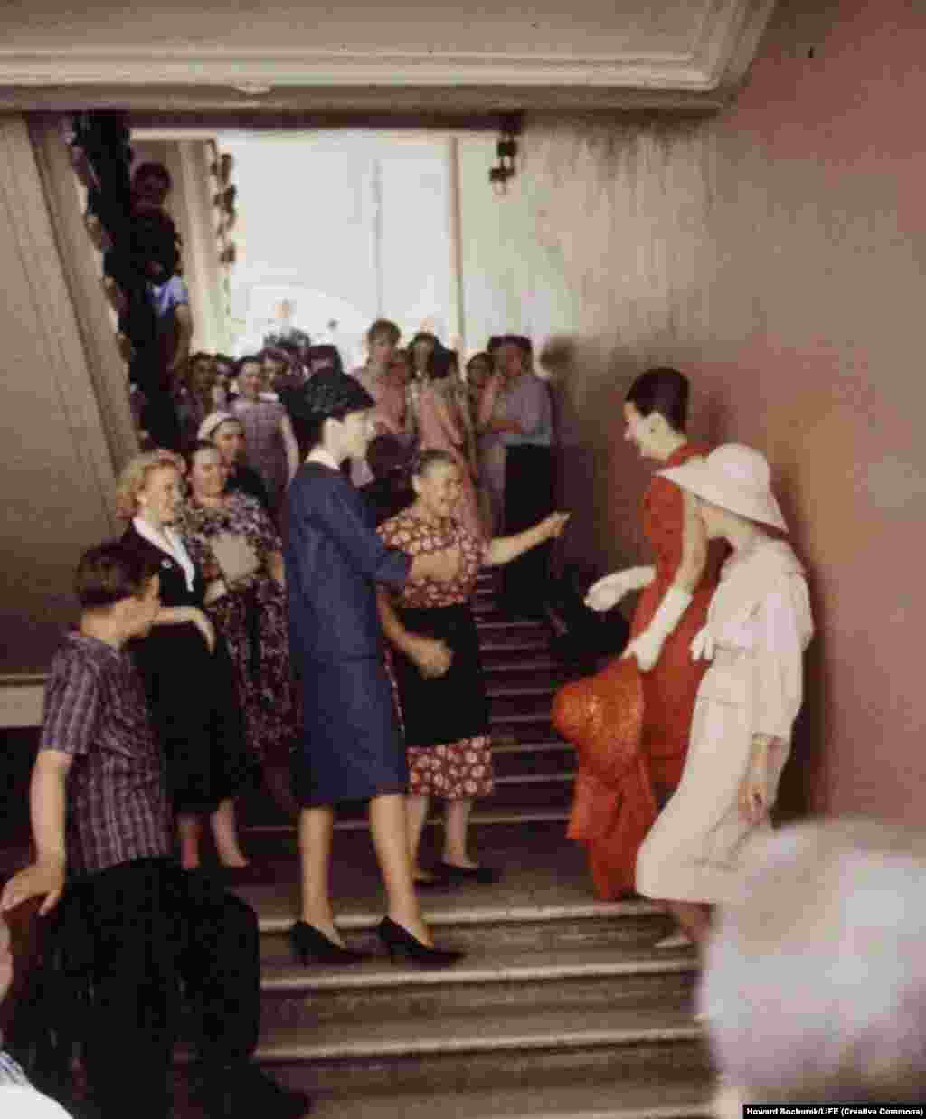 ...Sochurek captured candid interactions with the Soviet public.