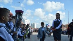 Линейка, посвященная Дню знаний в Крыму, 1 сентября 2017 года