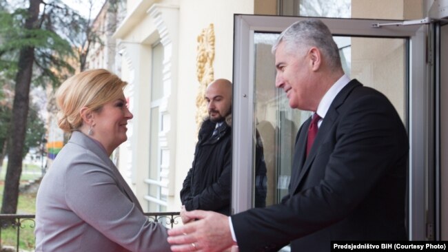 Dragan Čović i Kolinda Grabar Kitarović