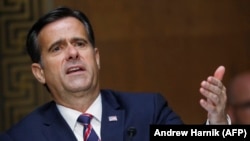 Republicanul John Ratcliffe, nominalizat de președintele Donald Trump, în timpul unor audieri preliminare în Senat, 5 mai 2020