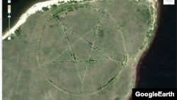 An old Soviet park or a huge site dedicated to devil worship? You make the call.