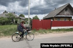 Дом у Куранцы, які належыць абвінавачанаму.