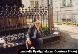 Александр Пятигорский в Праге, 1996. Фото Людмилы Пятигорской