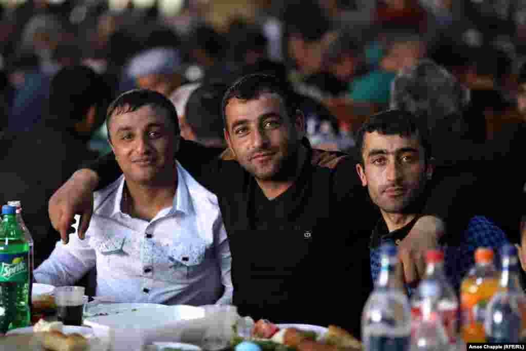 Armenian Yazidis at a ceremonial feast during the Sere Sal celebrations. Professor Christine Allison, an expert on Yazidi culture, told RFE/RL by telephone there has been a hardening of attitudes toward Islam within the Yazidi faith: &quot;After the genocide of 2014, everybody who had said they couldn&#39;t live with Muslims would have been proven right.&quot;