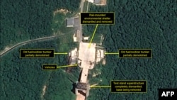 Imazhet satelitore nga objekti Sohae në Korenë e Veriut.