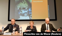 Ministrica odbrane Holandije Ank Bijleveld na konferenciji u Hagu, 4. oktobar