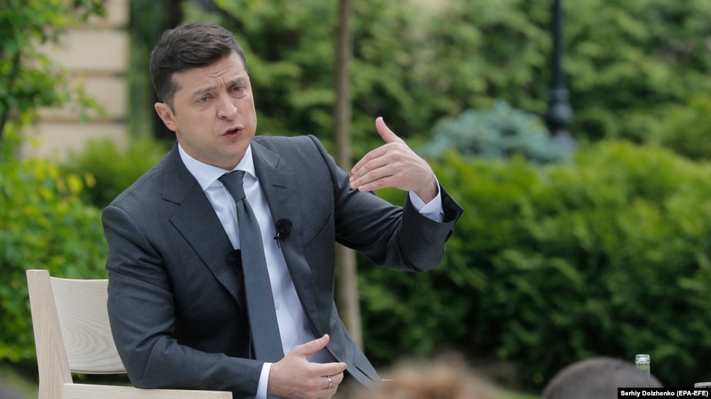 Володимир Зеленський на пресконференції у Києві