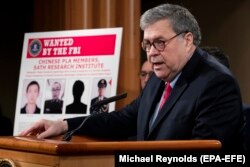 Ministrul american al justiției William Barr, Washington, 10 februarie 2020