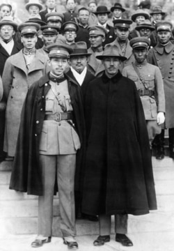 Чжан Сюэлян с Чан Кайши в ноябре 1930 года