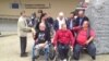 Invalidi iz BiH na protestu u Briselu, FOTO: SRNA