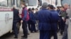 A raid against illegal migrants in Balashikha, Russia, in 2015