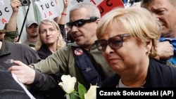 Голова Верховного суду Польщі Малгожата Герсдорф прибула до будівлі суду у Варшаві, 4 липня 2018 року