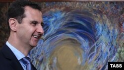Сирия. Башар Асад встречает российских парламентариев. Дамаск, 12.04.2016