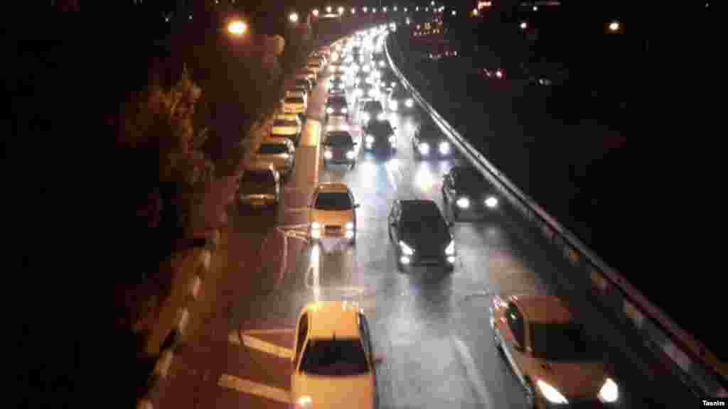 ترافیک در خیابان&zwnj;های تهران.