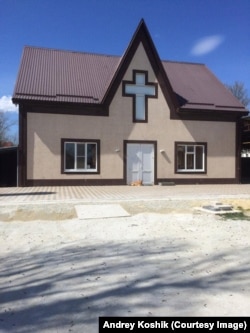 The Baptist church in the village of Verkhnebakansky