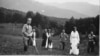 Nicholas II and his wife, Empress Aleksandra (far right), with their four daughters and son. The tsar was forced to abdicate in 1917 and he and his family were shot and stabbed to death by Bolshevik troops, in 1918, before their bodies were doused in acid and dumped into a mine shaft.