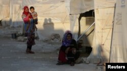 Лагерь для внутренне перемещенных лиц в сирийской провинции Идлиб. 30 июля 2018 года