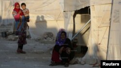 Сириядагы ички качкындардын Идлибдеги лагери. 30-июль, 2018-жыл. 