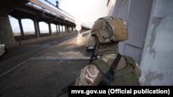 About 300 Ukrainian police personnel took part in the operation on September 18.