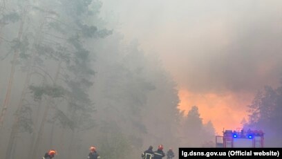 Пожежа в Новоайдарському районі Луганщини, 7 липня 2020 року