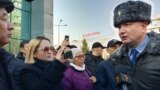 Kazakhstan – protest after the death of civil activist Dulat Agadil at the Nur-Sultan pre-trial detention. Almaty, 25Feb2020