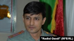Пресс-секретарь министерства обороны Таджикистана Фаридун Мамадалиев.