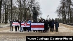 Lukaşenka garşy geçirilen protest ýörişi. Minsk. 13-nji dekabr, 2020 ý. 