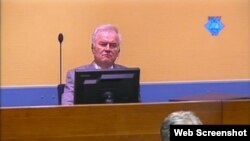 Ratko Mladić u sudnici Haškog tribunala