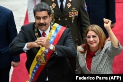 Nicolas Maduro și Cilia Flores sunt căsătoriți din 2013.