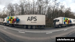 Черга з російських вантажівок до пункту пропуску «Ужгород», ілюстративне фото 