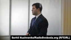 Роман Насіров у Апеляційному суді Києва під розгляду питання щодо обраного йому запобіжного заходу у вигляді взяття під варту, 13 березня 2017 року